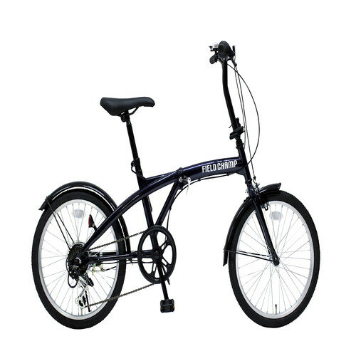 【送料無料・包装無料・のし無料】フィールドチャンプ 20インチ6段 折りたたみ自転車BL MG-FCP206BL