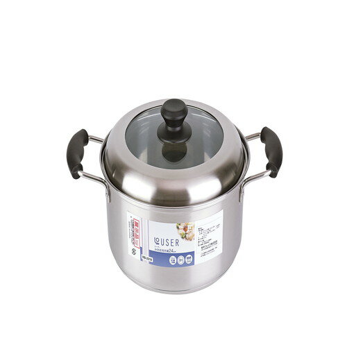 【送料無料・包装無料・のし無料】ローザー IH対応両手鍋24cm(ガラス窓付蓋) RB-2318(A3)