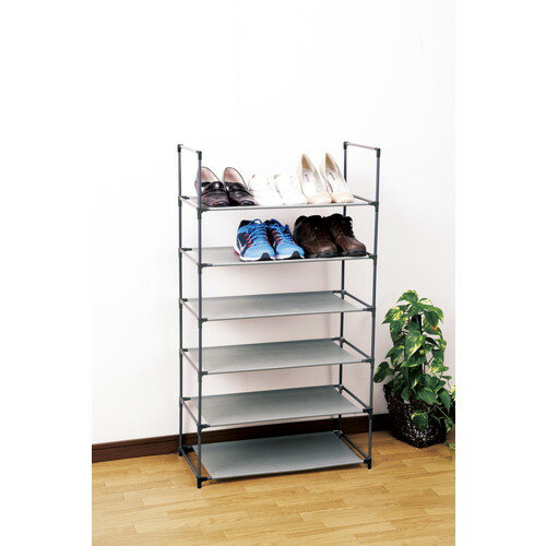 【送料無料・包装無料・のし無料】シューズ&タオルラック 六段 5292(A4)