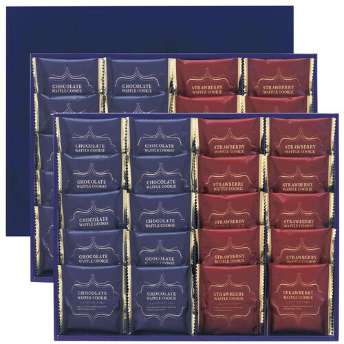 【ギフト包装・のし紙無料】スイートバスケット ワッフルクッキー W-EO(A4)