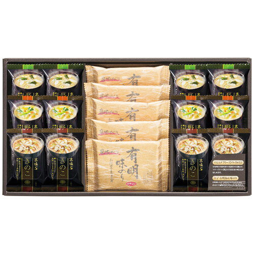 【ギフト包装・のし紙無料】フリーズドライみそ汁&有明味のりセット NF-CO(A3)