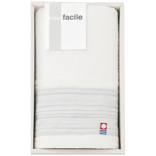 Towel - 【送料無料・包装無料・のし無料】ファシール 今治製フェイスタオル マルチグレー FCL-120M(B5)