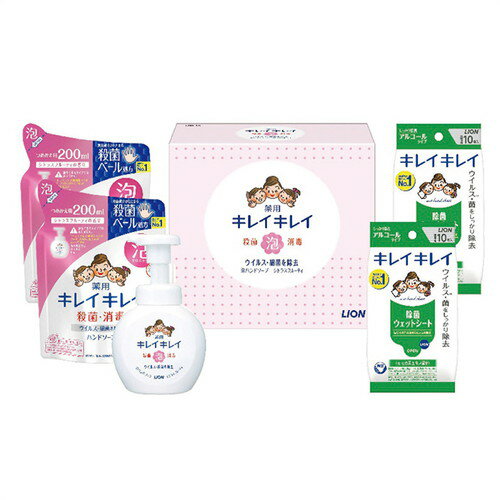 【ギフト包装・のし紙無料】ライオン キレイキレイ薬用泡ハンドソープセット LBB-D(A5)(4.0)