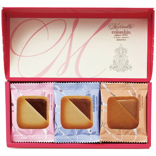 【ギフト包装・のし紙無料】銀座コロンバン東京 メルヴェイユ(チョコサンドクッキー)15枚入(A5)