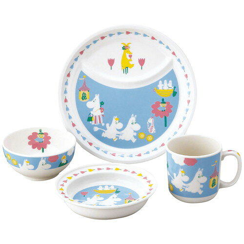 【送料無料・包装無料・のし無料】ムーミン お子様食器4ピースセット MM1200-113(B4)