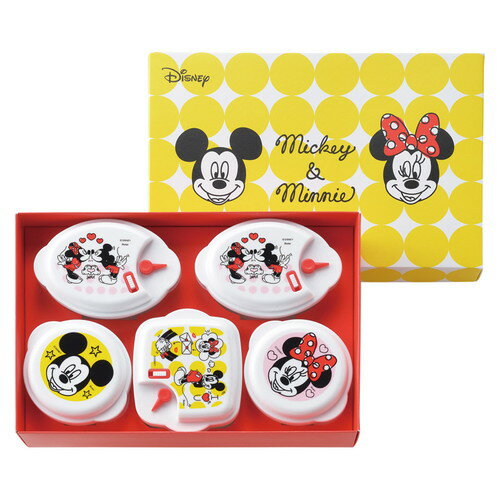 【ギフト包装・のし紙無料】ミッキー&ミニー ポップトーン 電子レンジ容器5PC MM-109(B4)