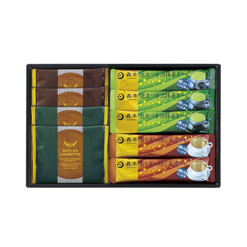 【送料無料・包装無料・のし無料】宇治抹茶香るオーレとゴーフレット WMT-20(A4)