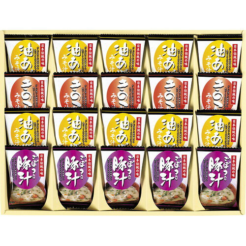 Other - 【送料無料・包装無料・のし無料】フリーズドライ「お味噌汁三種の味詰合せ」 KF-EO(A3)