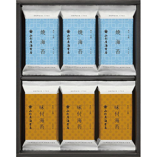 【送料無料・包装無料・のし無料】山形屋海苔店 海苔詰合せ J-12P(B4) taps-10280849 激安ショップE・T・M パッケージ画像