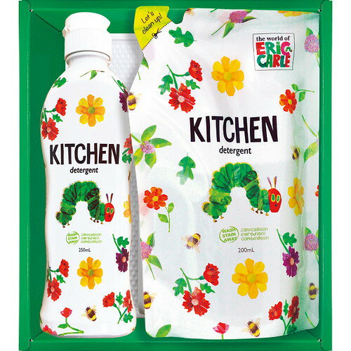 【ギフト包装・のし紙無料】はらぺこあおむし キッチン洗剤セット H-08AZ(B5)