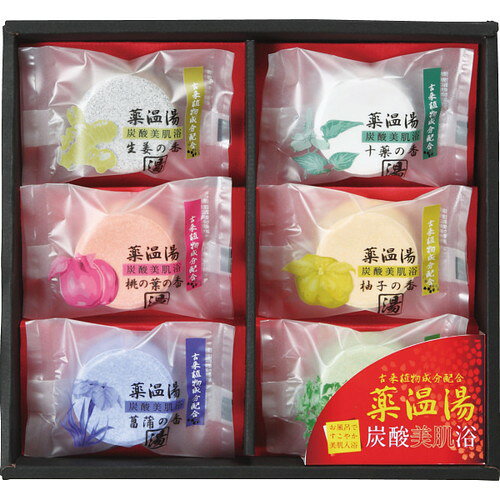【ギフト包装・のし紙無料】薬温湯 炭酸美肌浴セット POD-10(B5)