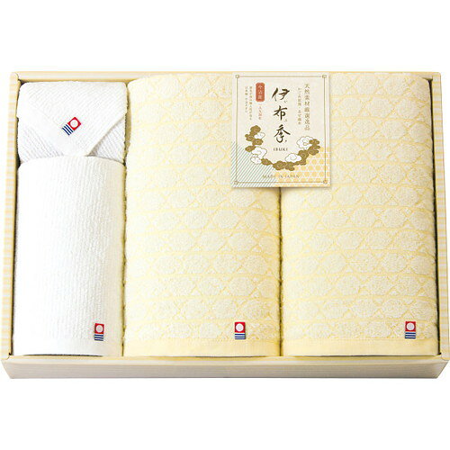 ●紙袋のご用意はできません。●ギフト商品のため納品書は同梱されません。●メーカー都合により、デザイン・内容等が変更になる場合がございます。●ご注文者様宛以外へ発送の場合、お届け先様の転居・住所不明・長期不在などが発生した際は商品をご依頼主様へ転送させていただきます。「かごめ紋様」と「あぜ織」の日本の伝統的な模様をあしらったやさしい色合いの今治タオル。伊予の穏やかな地で百三十年の伝統が織りなす季節を紡ぐタオルです。■バスタオル2枚・フェイスタオル・ハンドタオル各1枚■材質:綿100%■商品サイズ:現品(バスタオル)約60×110cm・(フェイスタオル)約34×75cm・(ハンドタオル)約34×30cm■箱サイズ:44×30×7.5【用途】引出物 結婚内祝 婚家 結婚祝 出産内祝 出産祝 仏事 快気 新築 記念 贈答 お返し お祝い 御祝 香典返し 法事 法要 引越し 新築祝い お中元 お歳暮　敬老の日 還暦 賀寿 母の日 父の日 自分へのご褒美　自分へのお取り寄せグルメなど 快気祝い 成人お祝い 金婚式 銀婚式 入籍記念日 白寿 卒寿 米寿 傘寿 喜寿 古希 還暦祝い 賀寿 長寿祝い 緑寿 入園祝い 入学祝い 卒業祝い 就職祝い 新築祝い 開店祝い お土産 お誕生日プレゼント お年賀 お中元ギフト 会社 企業 残暑見舞い●紙袋のご用意はできません。 ●ギフト商品のため納品書は同梱されません。 ●メーカー都合により、デザイン・内容等が変更になる場合がございます。 ●ご注文者様宛以外へ発送の場合 お届け先様の転居・住所不明・長期不在などが発生した際は 商品をご依頼主様へ転送させていただきます。