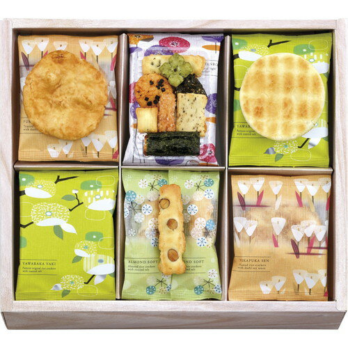 Set, Assortment - 【ギフト包装・のし紙無料】えくぼ屋 今様菓撰おかき詰合せ DX-15(A4)