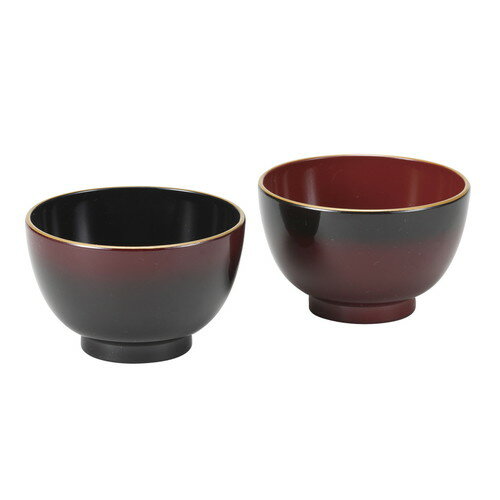 Rakuten - 【ギフト包装・のし紙無料】ぼかし塗 汁椀ペア 2631(B5)