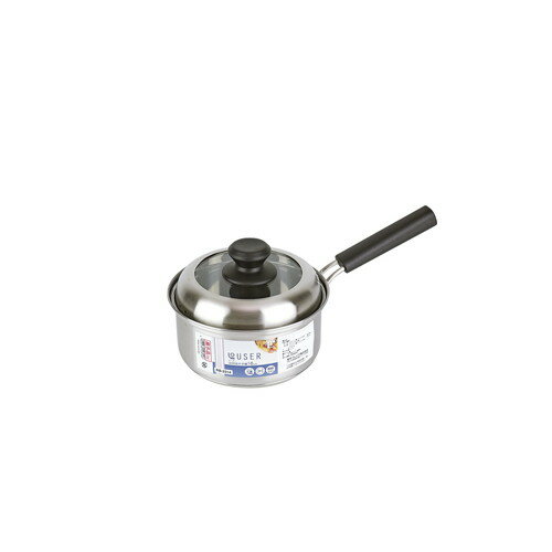 【ギフト包装・のし紙無料】ローザー IH対応片手鍋16cm(ガラス窓付蓋) RB-2314(B4)