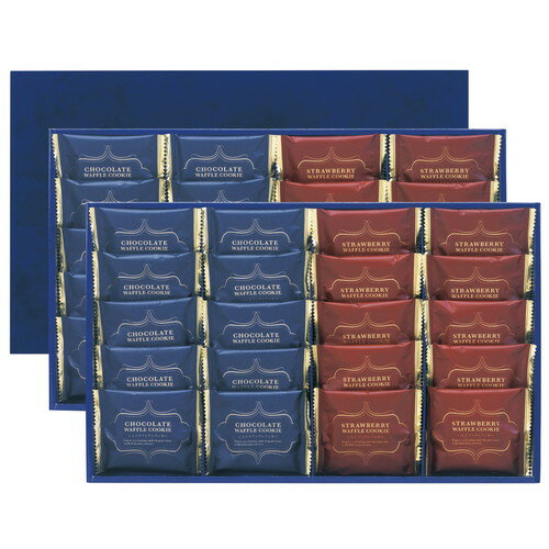 【ギフト包装・のし紙無料】スィートバスケット ワッフルクッキー W-EO(A4)