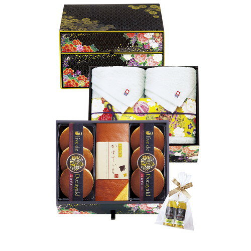 【送料無料・包装無料・のし無料】匠菴謹製 ミニたんす御進物 「オリーブ de どら焼き」Premium ODKF-IJ54(A3)