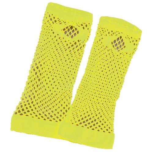 教材 - アーテック カラーメッシュグローブ蛍光イエロー