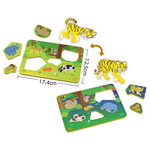 アーテック ひるよるどうぶつパズル