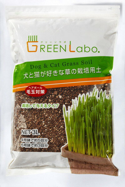 GREEN Labo Dog & Cat grass soil ƔLDȑ͔̍|py 3L