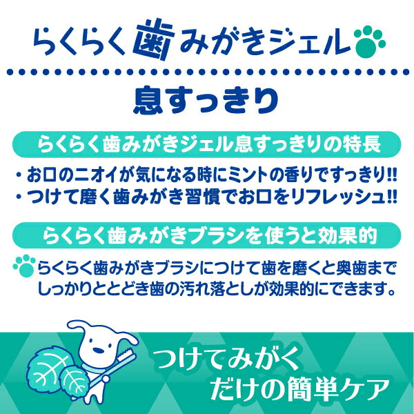 らくらく歯みがきジェル 息すっきり 30g