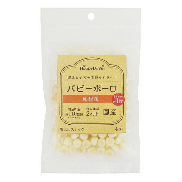 HappyDays パピーボーロ 乳酸菌 45g