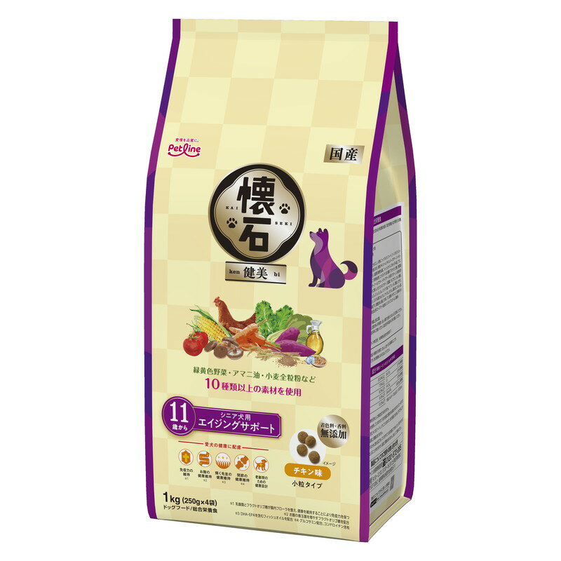 ペットライン 懐石 健美 11歳から 1kg(250g×4)