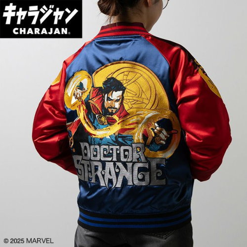 丸眞(マルシン) スカジャン(3L) ドクター・ストレンジ マジックワールド　男女兼用 キャラクター キャラジャン CHARAJAN 　2505049100