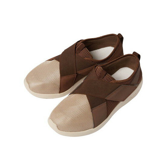 竹虎 リハビリ支援シューズII ブラウン 24.0cm　4958995914047　室内外兼用シューズ リハビリ用品