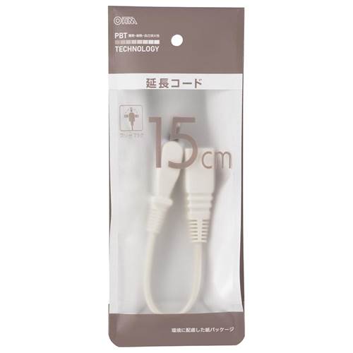 OHM �������ŵ�����Ĺ�����ɡ�15cm/1�ĸ�/�ե꡼�ץ饰/��ǳ����Ǯ�ܥǥ�/�����դ�������/�ۥ磻�ȡˡ�HS-T1015SP22