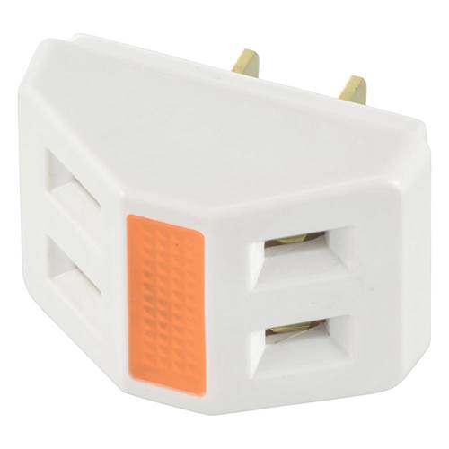 OHM オーム電機　2口タップ（ネオン付/1500Wまで/15A-125V/ホワイト）　HS-H32NO/W