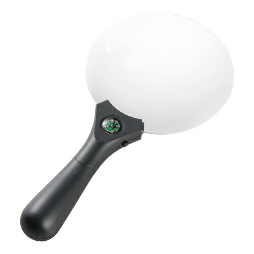 Magnifying Glasses - OHM オーム電機 LEDハンドルーペ　2倍、4倍 レンズ直径137mm LH-M10HL137A　虫眼鏡 天眼鏡 介護用品