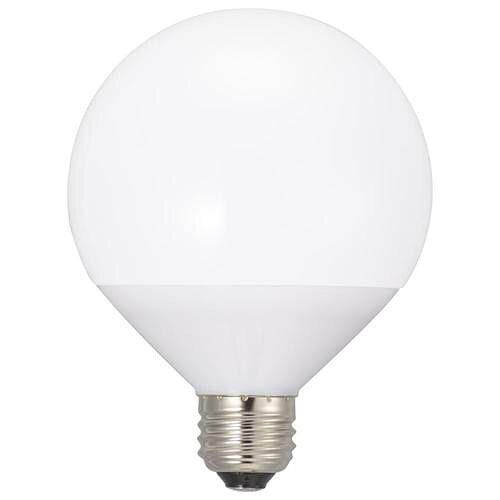 激安ショップE・T・MのOHM オーム電機　LED電球 ボール球形（100形相当/1360Lm/13W/電球色/E26/全方向配光240°/密閉形器具対応） LDG13L-G AG51｜アングル2