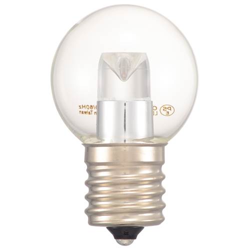 OHM オーム電機　LEDミニボール球（装飾用/1.2W/52lm/クリア電球色/G30/E17） LDG1...