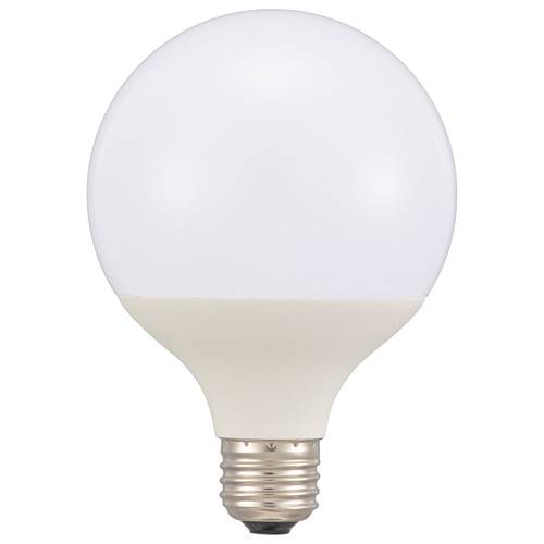 OHM オーム電機　LED電球 ボール球形（40形相当/490 lm/4.0W/昼光色/E26/全方向配...