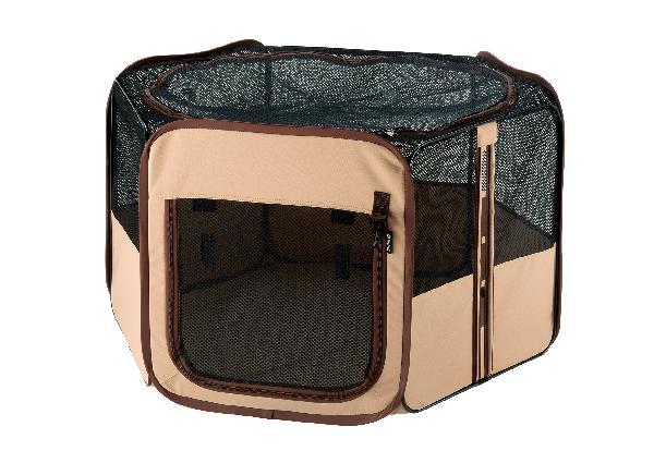 たためるペットサークル 90-90 ブラウン