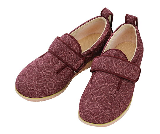 徳武産業 室内履き ダブルマジック　雅　5E（女性用）あずき　Mサイズ 22.0〜22.5cm　7020
