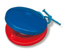 カスタネット 青と赤のシンプルカラー　SC-100W　音楽療法 楽器　4939334345203