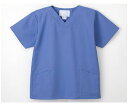 手術衣 （男女兼用上衣） ブルー LL　4545516025476