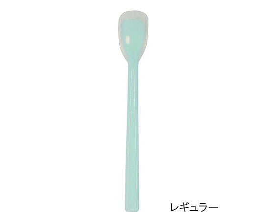 柔らかいシリコンゴムの中にコシのある芯を入れた、口元にやさしいスプーンです。全体がシリコンに覆われた一体型ハンドルは継ぎ目がなくとても衛生的です。型番：KU-04B仕様：一体型・レギュラー色：ブルー材質：スプーン／シリコンゴム、ハンドル・芯／ナイロン66幅×長さ：27×175mm耐熱温度：200℃耐冷温度：−20℃電子レンジ使用不可乾燥機使用可食洗機使用可4545101102285