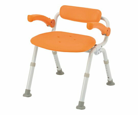 シャワーチェア ユクリア ミドルSP腰当付おりたたみN オレンジ PN-L42021D　4549077812711