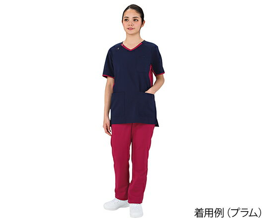 男女兼用・動体裁断シリーズ　スラックス　プラム　M 　4562213074538