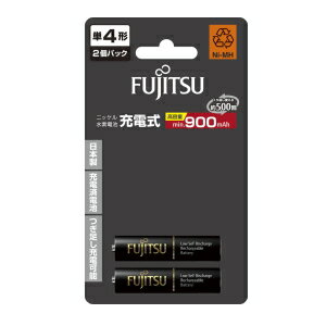 富士通 FDK 単4形充電池2本 高容量タイプ 単4 充電池 HR-4UTHC(2B) 日本製