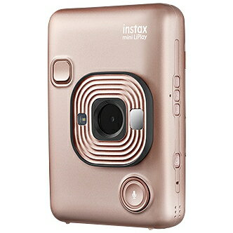 【6月21日新発売】富士フィルムinstaxminiLiPlayチェキリプレイブラッシュゴールド