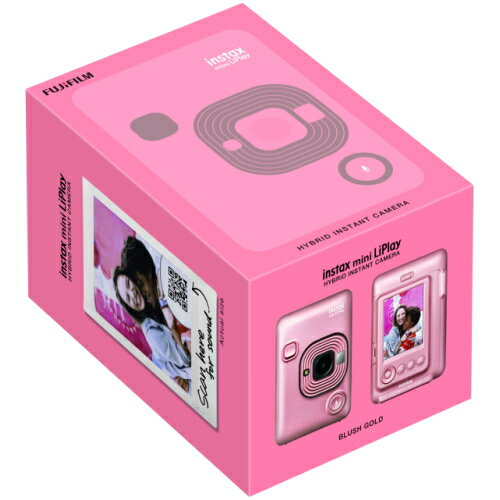 【6月21日新発売】富士フィルムinstaxminiLiPlayチェキリプレイブラッシュゴールド