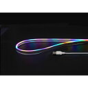 【ポスト投函便 送料無料】日本トラストテクノロジー USBネオンチューブライト 1m レインボー JTT NEONLT1M-RB