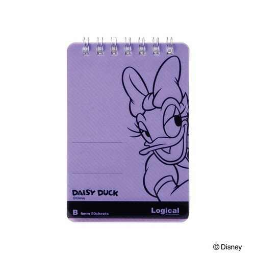 ナカバヤシ　ロジカルWリングディズニー　A7　デイジー　バイオレット　NW-A709-V