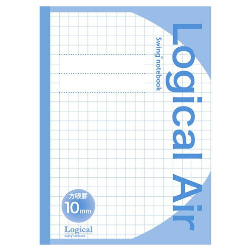 ナカバヤシ ロジカルエアー方眼10ミリB5/30枚/ブルー HB5-H101-B
