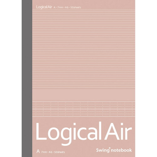 ナカバヤシ ロジカルエアーA罫 A6 50枚 ノ-A606A