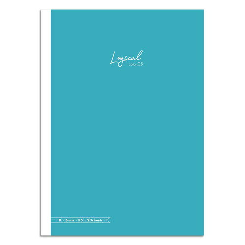 ナカバヤシ ロジカルカラーB5/B罫/ブルー5 NB504B-B5